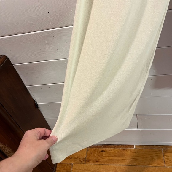 UCHUU - Beige Wide-Leg Knit Pants (Estimated S/M) - Picture 9 of 11